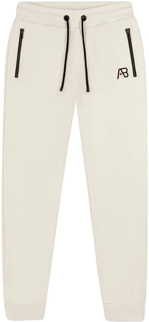 AB Lifestyle AB Lifestyle Canvas Jogger White Swan Beige