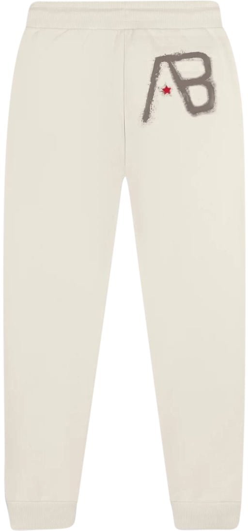 AB Lifestyle AB Lifestyle Canvas Jogger White Swan Beige