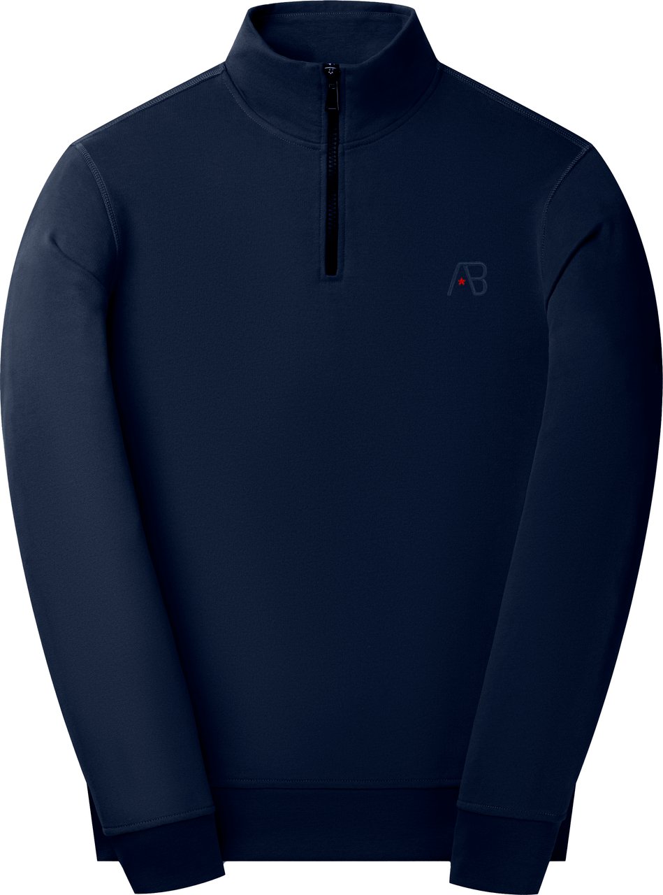 AB Lifestyle Diamond Half-Zip Sweater Blauw