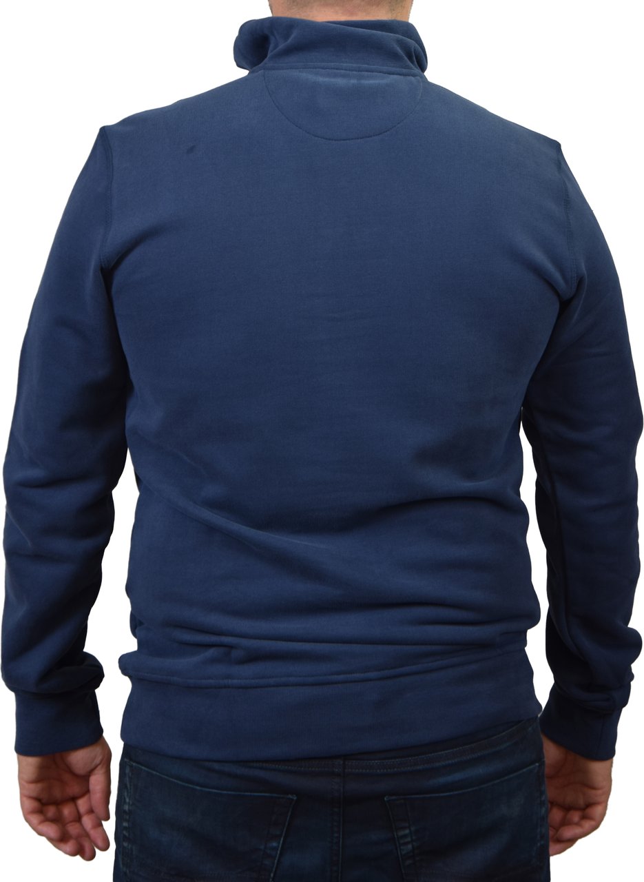 AB Lifestyle Diamond Half-Zip Sweater Blauw
