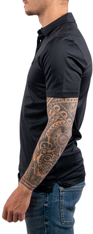 AB Lifestyle AB Lifestyle Premium Interlock Polo Zwart