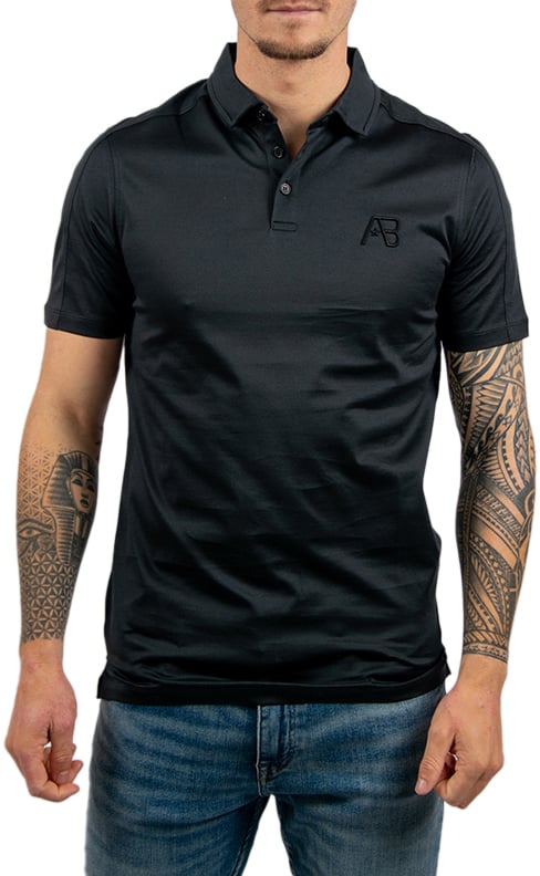 AB Lifestyle AB Lifestyle Premium Interlock Polo Zwart