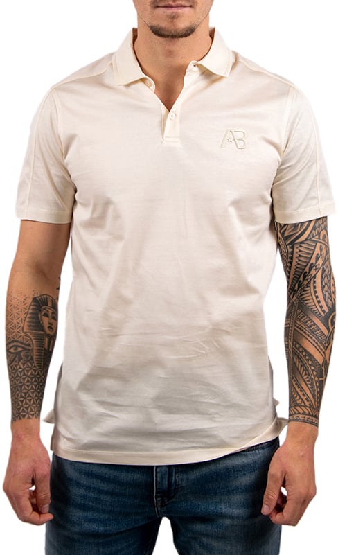 AB Lifestyle AB Lifestyle Premium Interlock Polo Beige