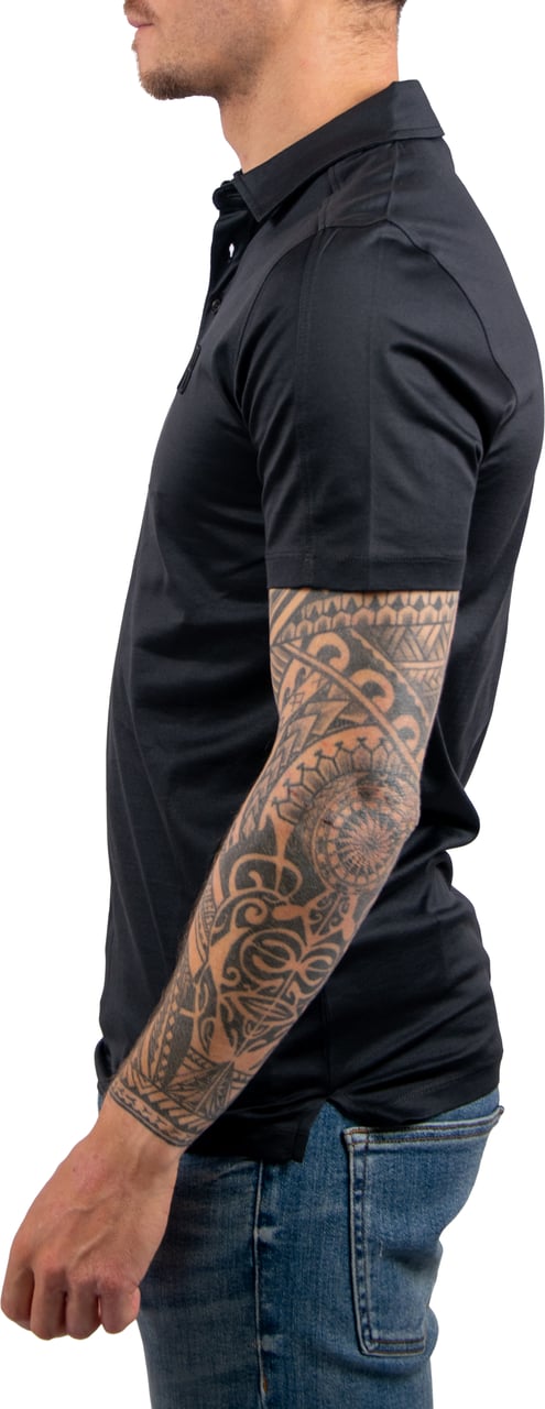 AB Lifestyle Premium Interlock Polo Zwart
