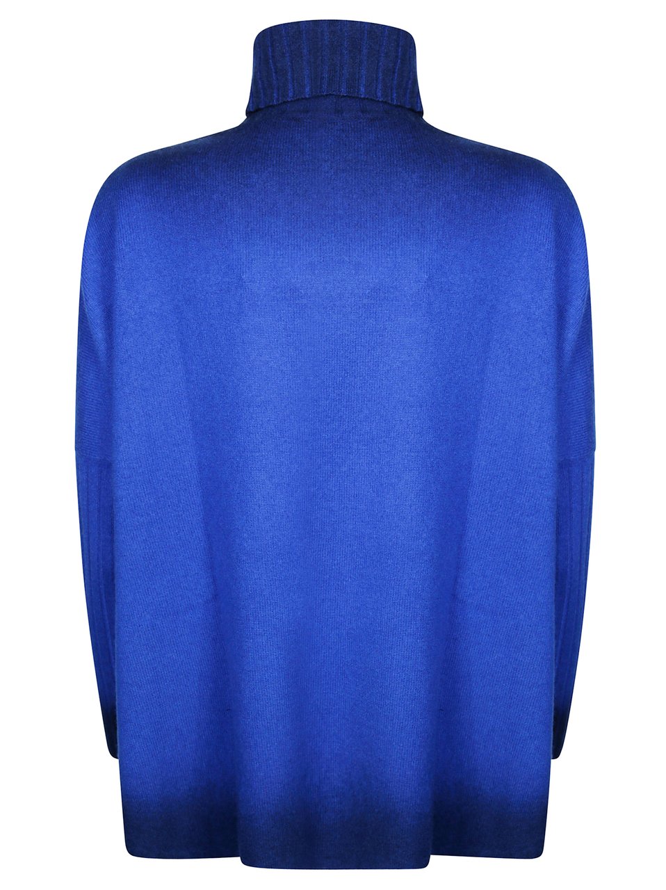 Absolut Cashmere Gradient Turtleneck Sweater with Dropped Shoulders Blauw