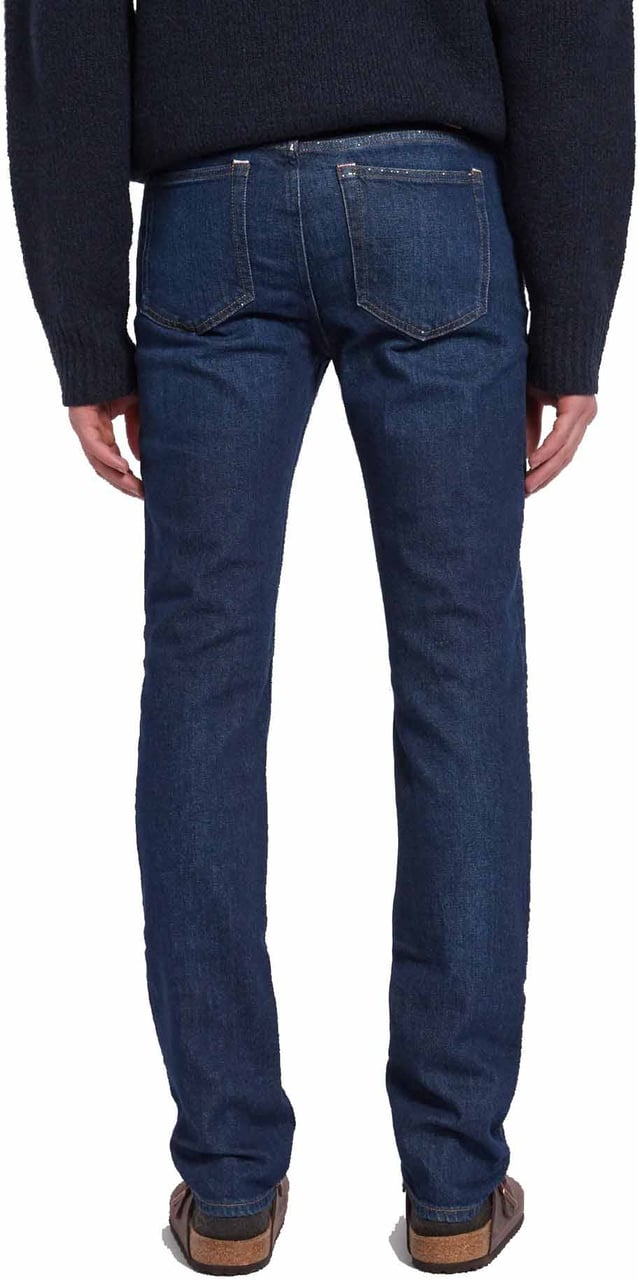 Acne Studios Blå Konst Cotton Denim Jeans Divers