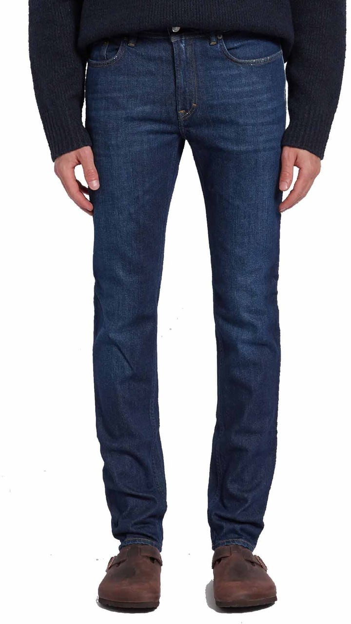 Acne Studios Blå Konst Cotton Denim Jeans Divers