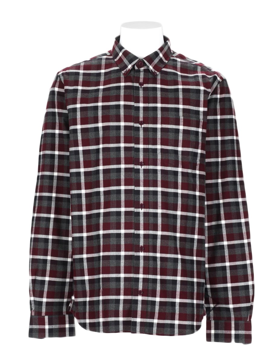 Acne Studios Check Cotton Shirt Zwart