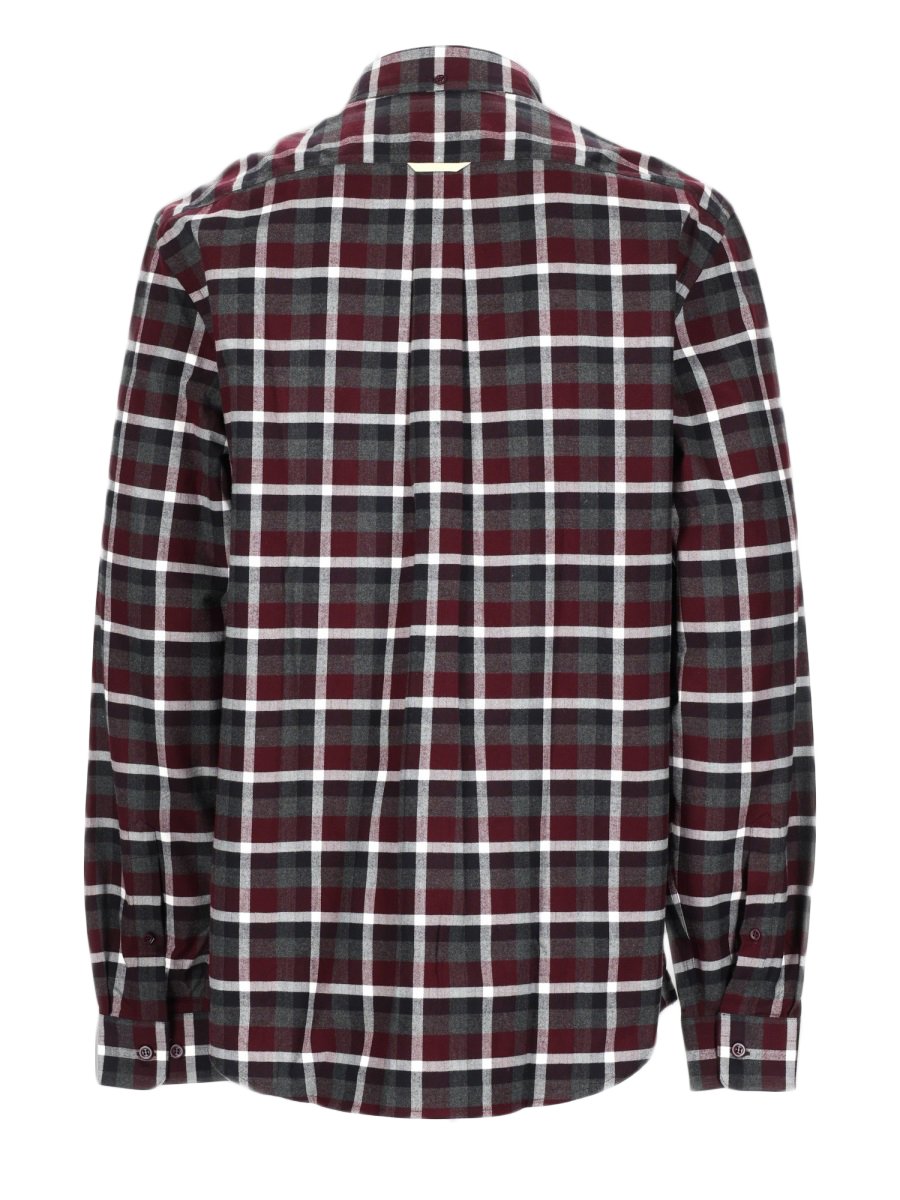 Acne Studios Check Cotton Shirt Zwart