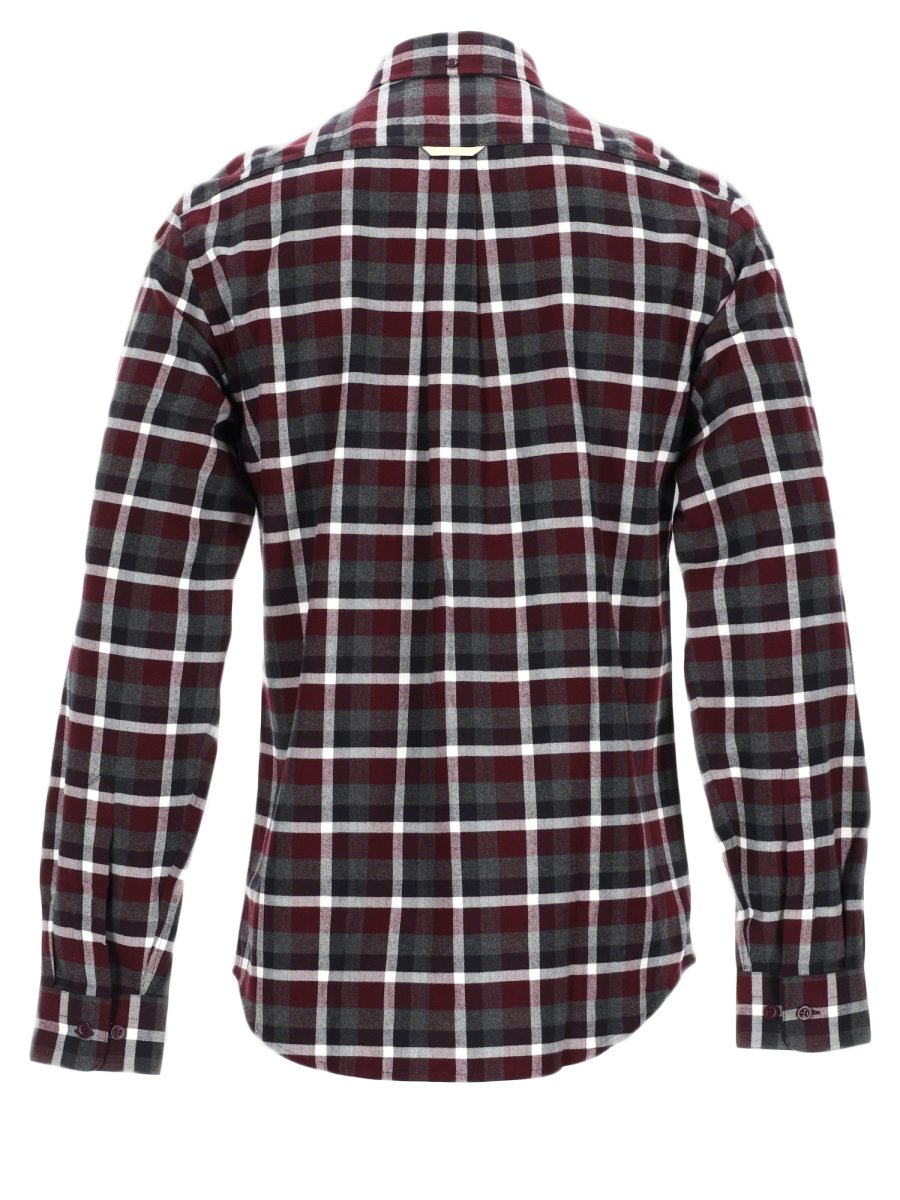 Acne Studios Check Cotton Shirt Zwart