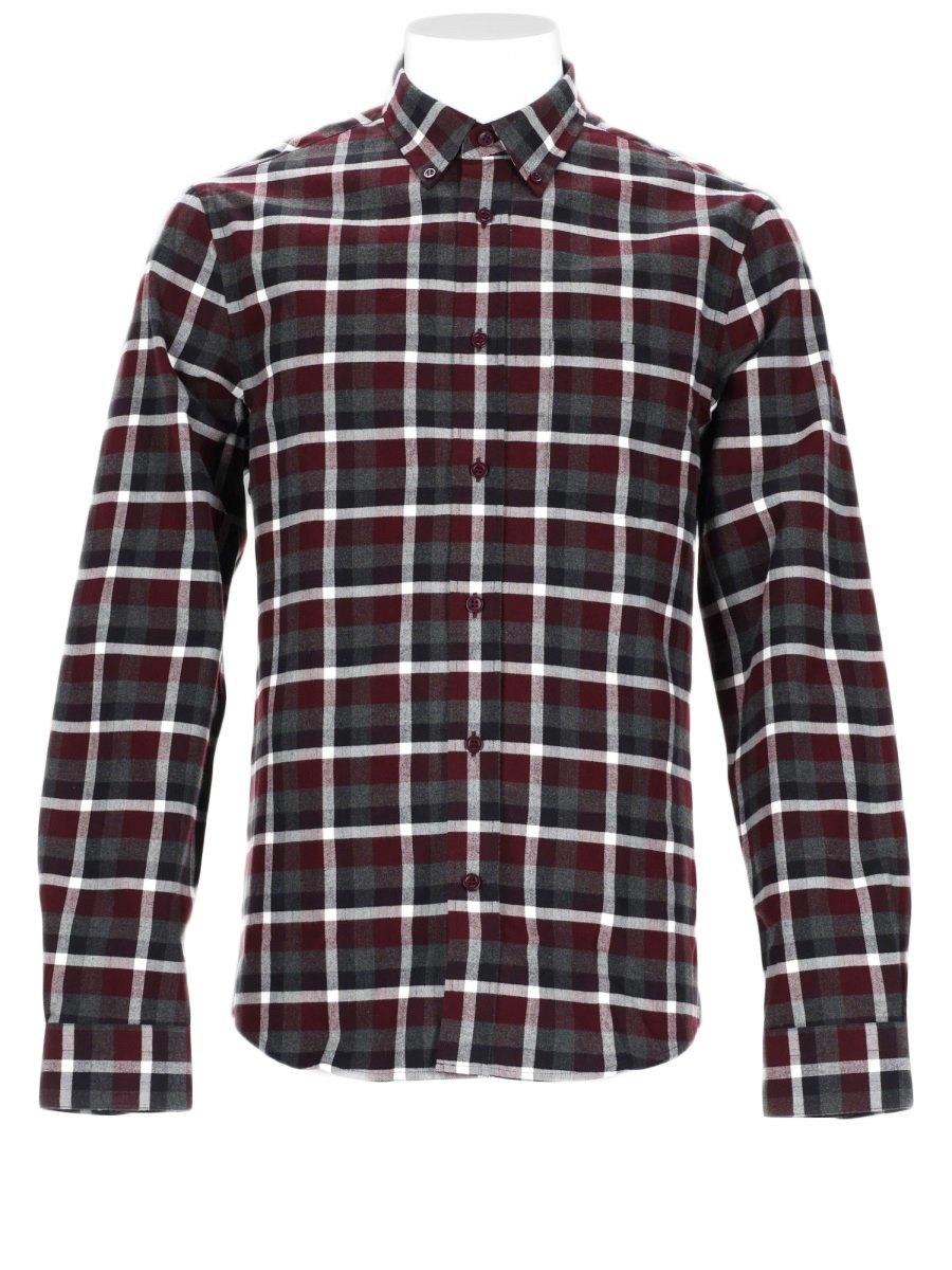Acne Studios Check Cotton Shirt Zwart