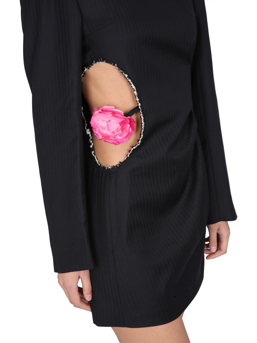Acne Studios WOOL DRESS Zwart