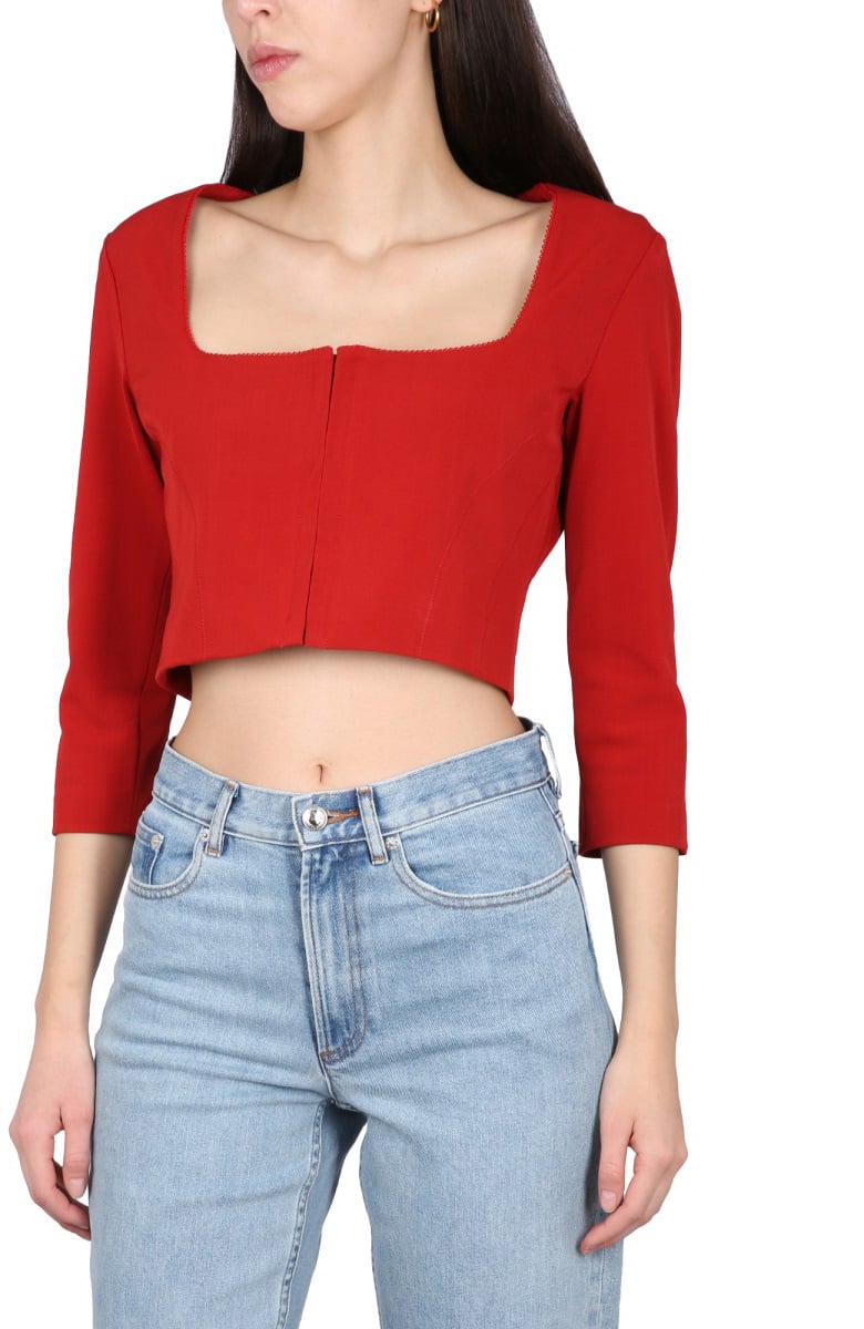 Acne Studios LONG SLEEVE TOP Rood