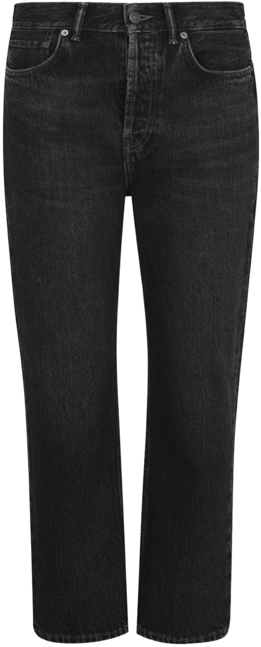 Acne Studios Mece High-rise Cropped Jeans Zwart