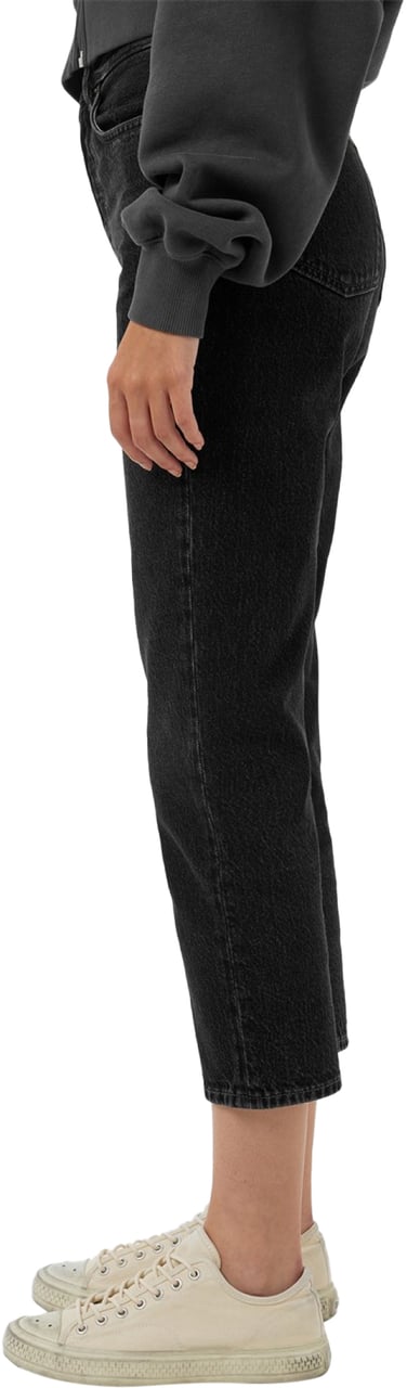 Acne Studios Mece High-rise Cropped Jeans Zwart