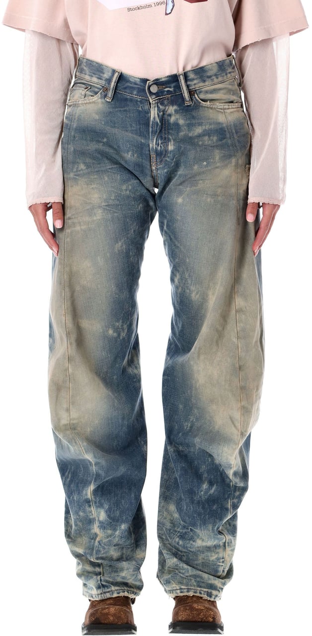 Acne Studios 2006F Goldmine Mid Blue Blauw