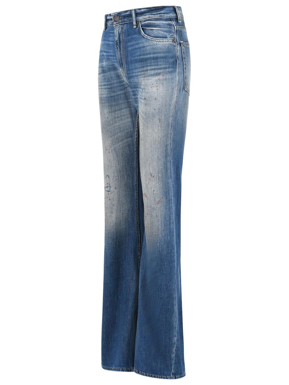 Acne Studios '2025' Blue Cotton Jeans Grijs