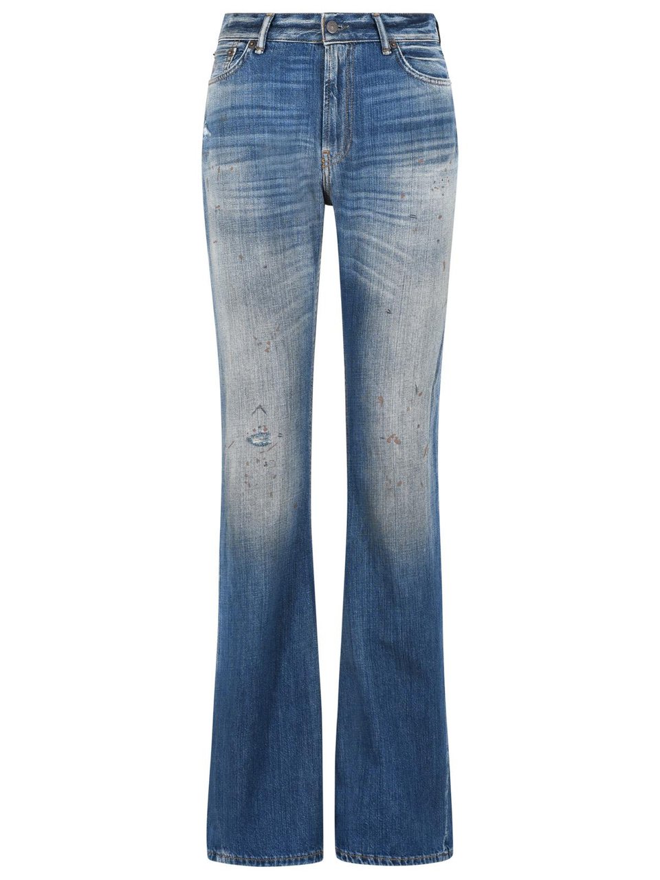Acne Studios '2025' Blue Cotton Jeans Grijs