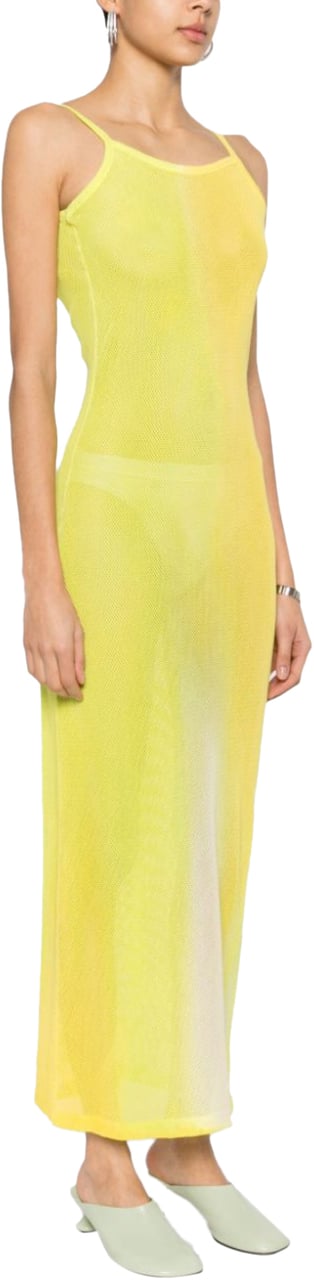 Acne Studios Acne Studios Mesh Dress - Acid Yellow Geel