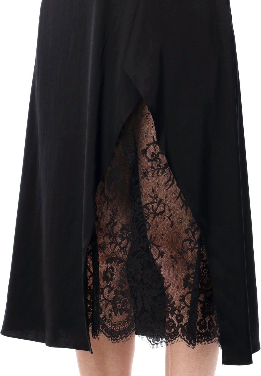 Acne Studios Docketta Midi Dress Nero Zwart