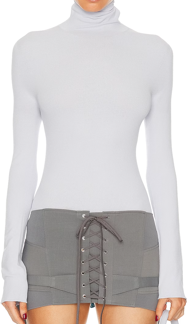 Acne Studios Acne Studios Knitted Turtleneck - Ice Blue Blauw