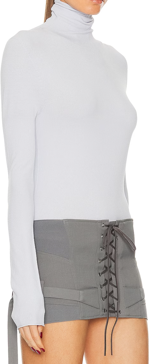 Acne Studios Acne Studios Knitted Turtleneck - Ice Blue Blauw