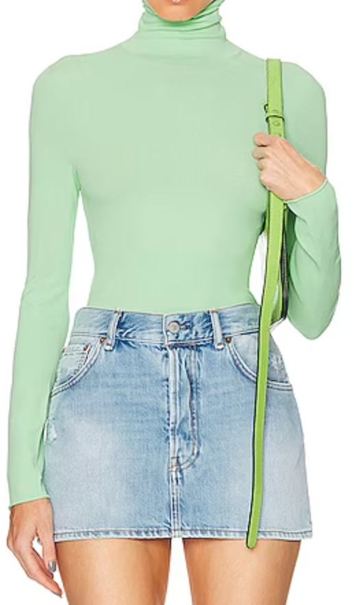 Acne Studios Acne Studios Knitted Turtleneck - Light Green Groen