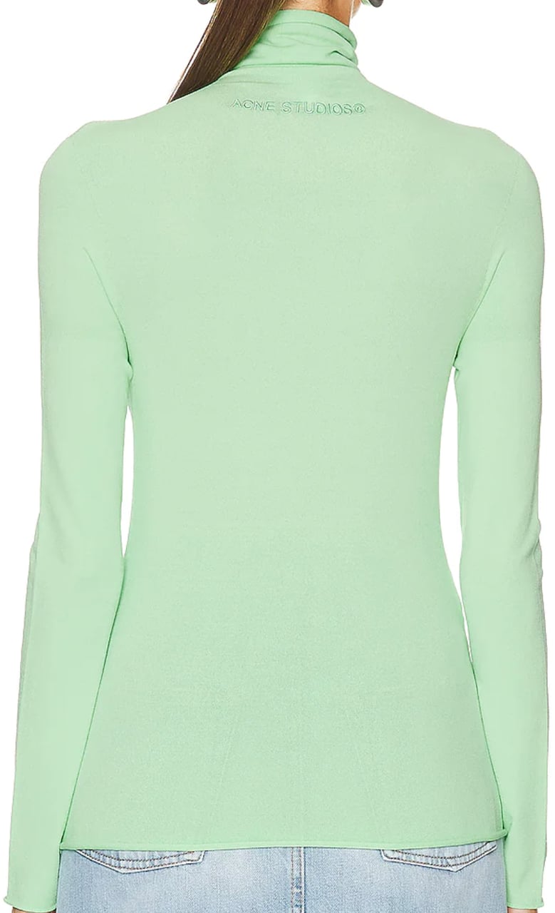Acne Studios Acne Studios Knitted Turtleneck - Light Green Groen