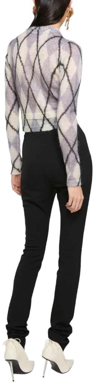 Acne Studios Acne Studios Knitted Top Mauve Grey Grijs