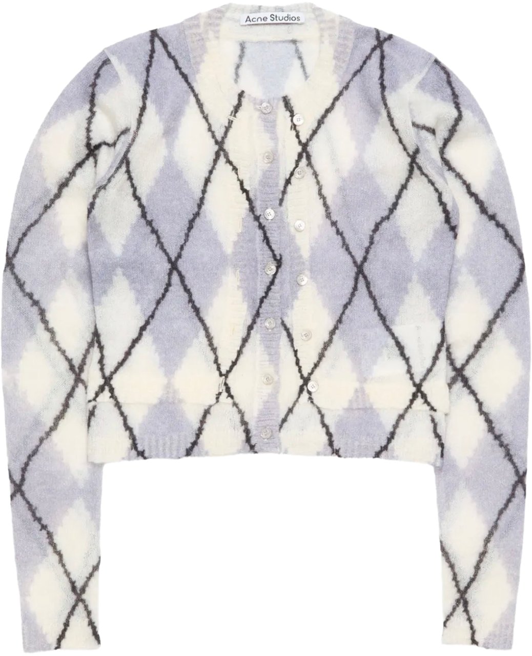 Acne Studios Acne Studios Knitted Top Mauve Grey Grijs