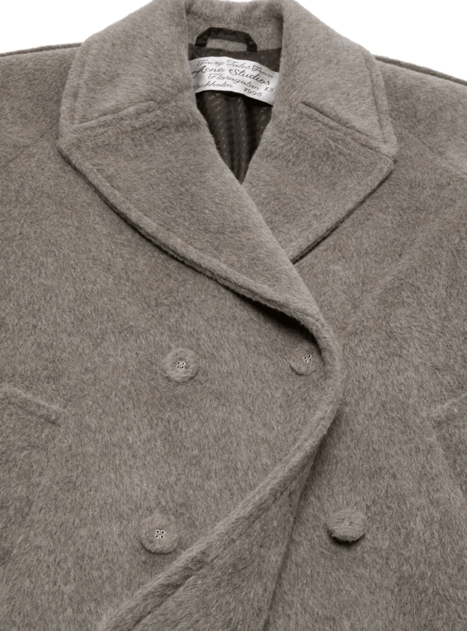 Acne Studios Acne Studios Jacket Warm Grey Melange Grijs