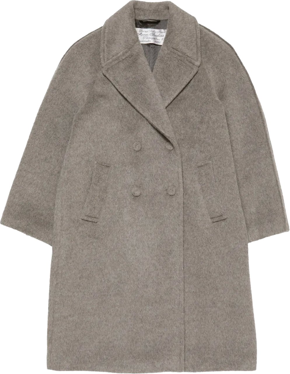 Acne Studios Acne Studios Jacket Warm Grey Melange Grijs