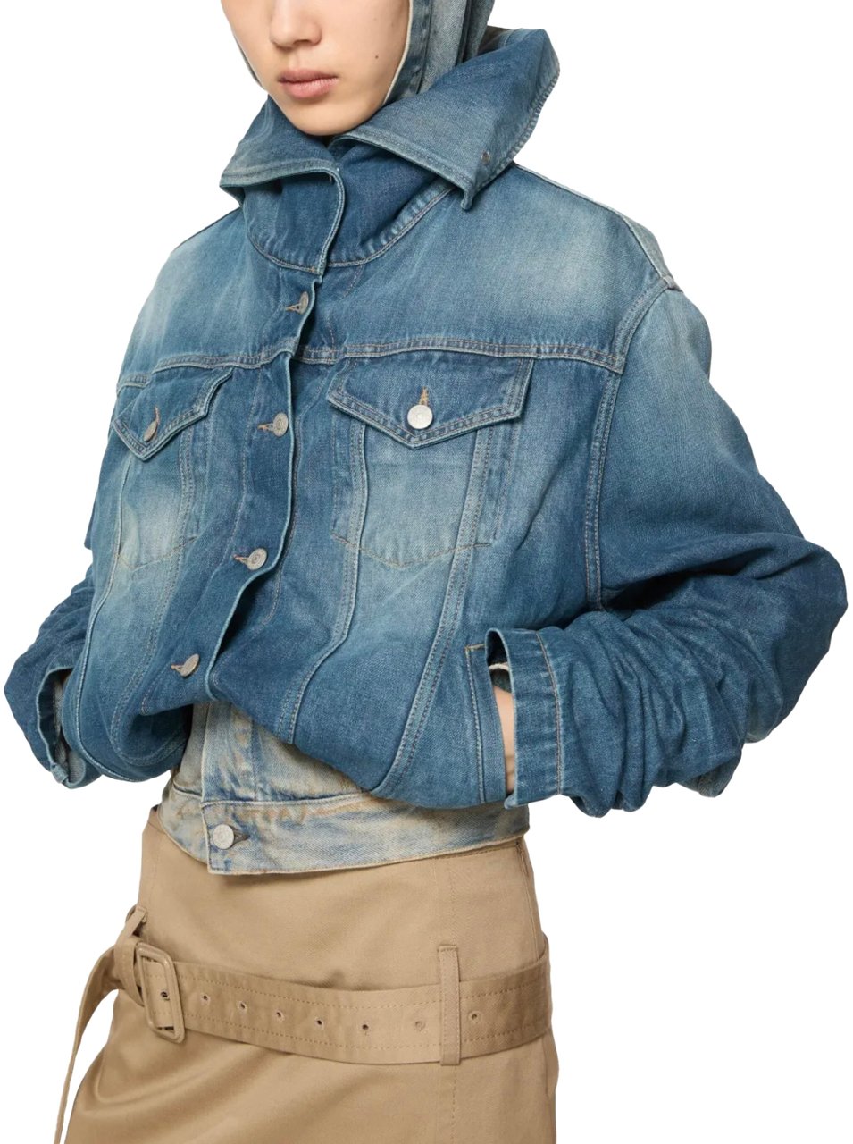 Acne Studios Acne Studios Denim Jacket Mid Blue Blauw