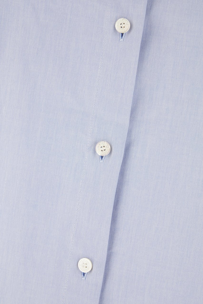 Acne Studios Light blue poplin shirt Lichtblauw