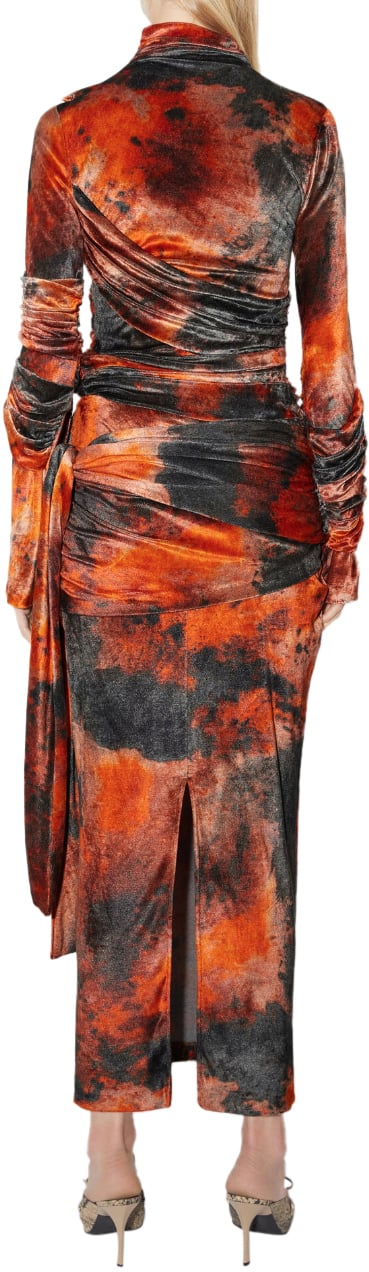 Acne Studios Acne Studios Midi Skirt - Rust Orange Divers