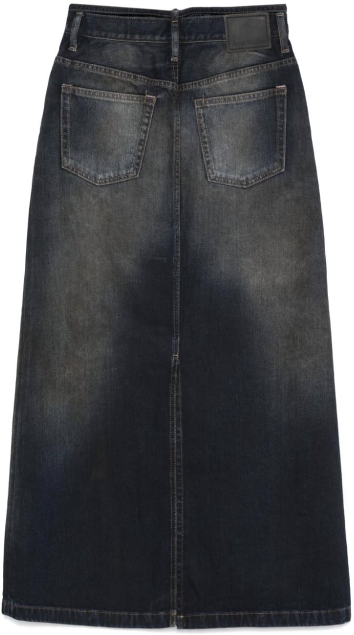 Acne Studios Acne Studios Denim Skirt Dark Blue Blauw
