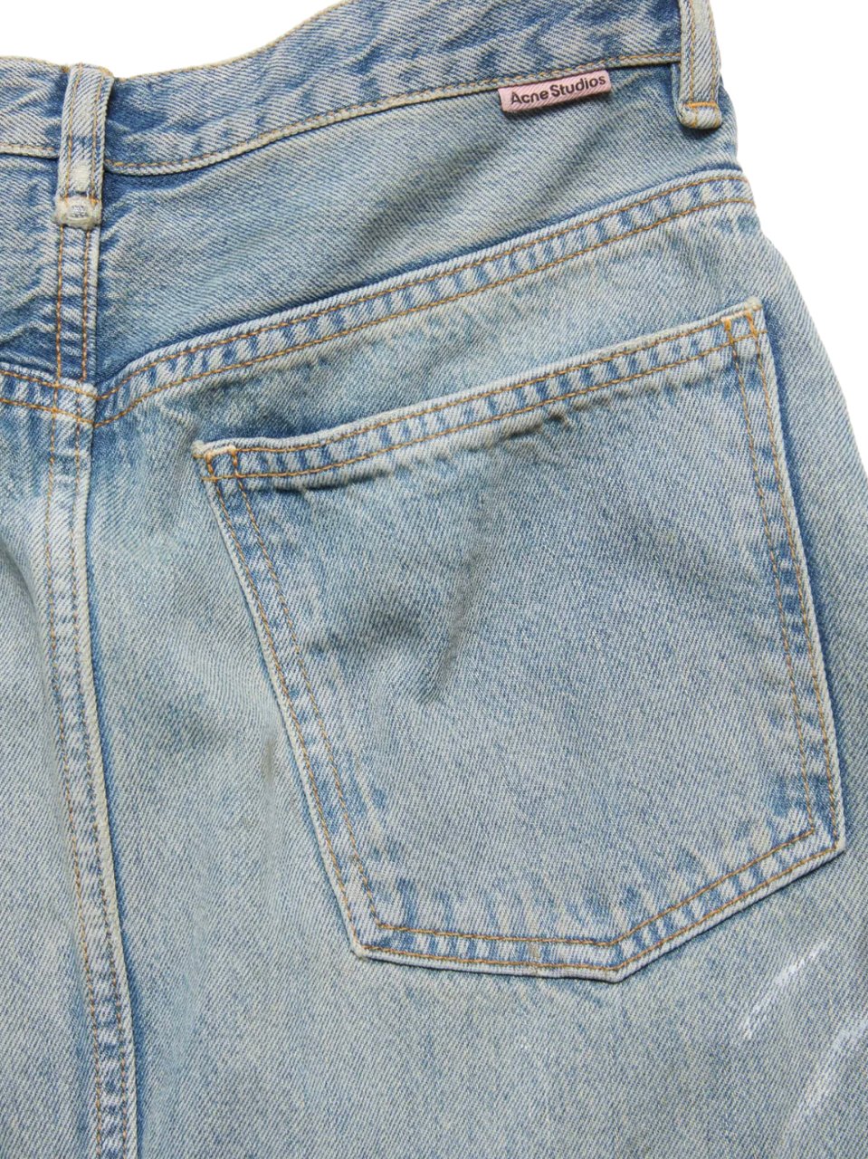 Acne Studios Acne Studios Denim Skirt Light Blue Blauw