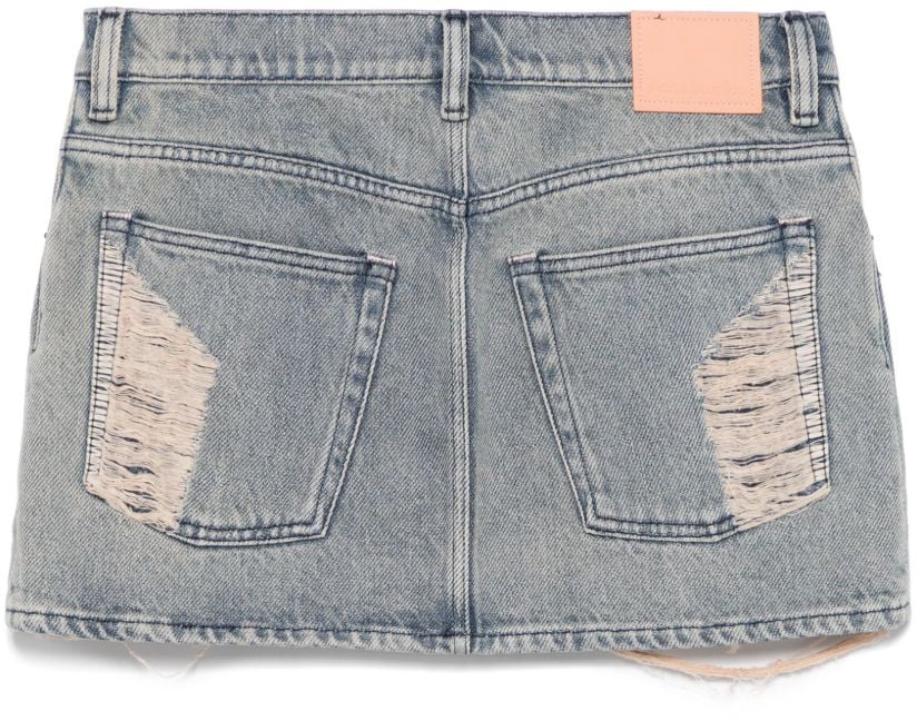 Acne Studios Skirts Blue Blauw