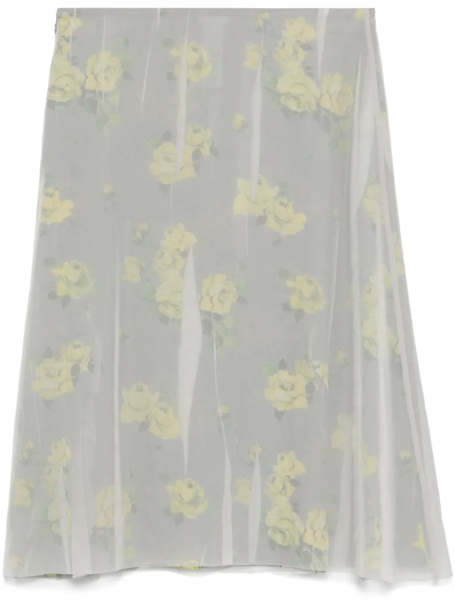 Acne Studios Skirt Yellow/grey Geel