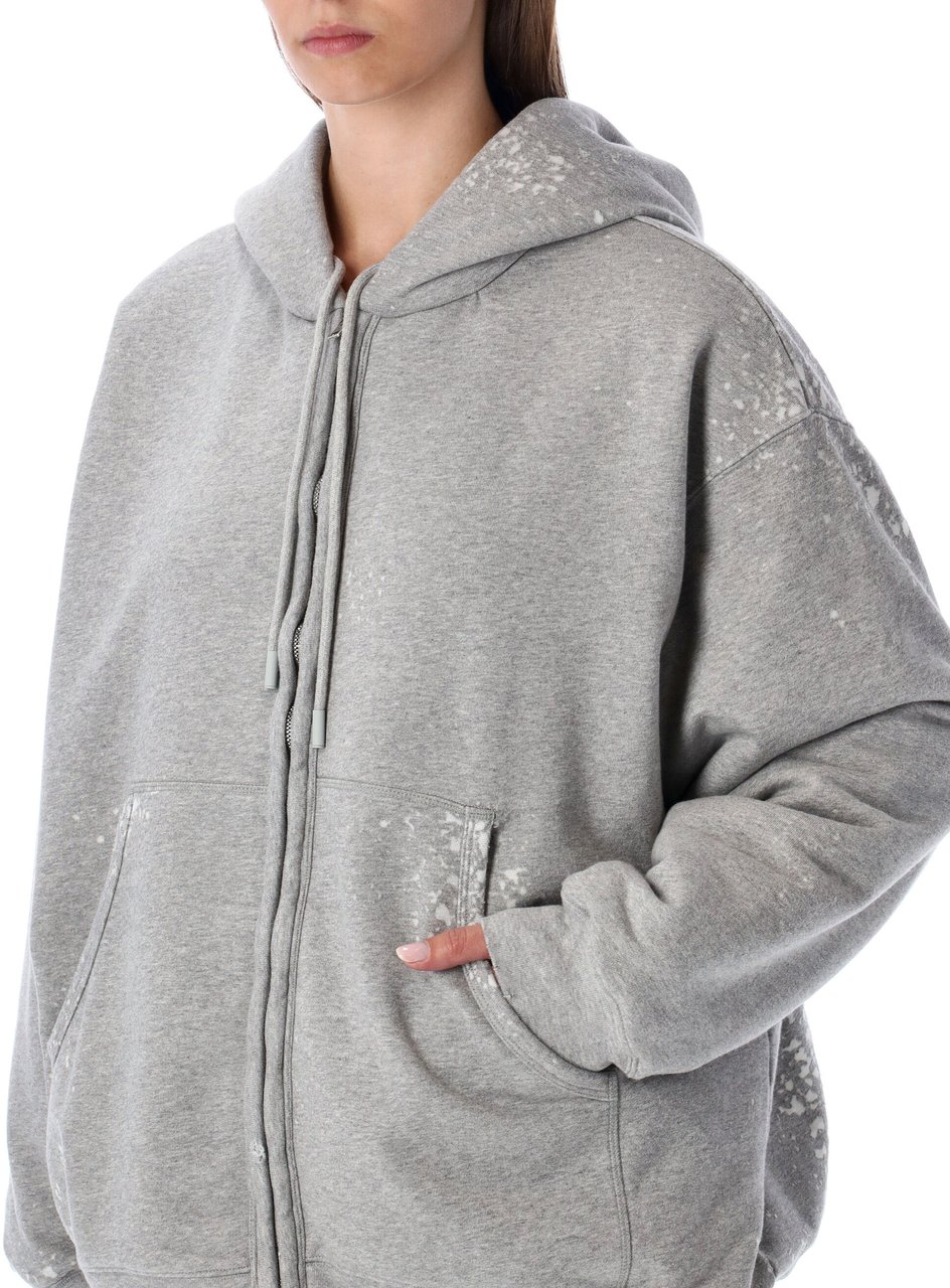 Acne Studios Flexa Fleece Eco Fur Inside Grigio Grijs