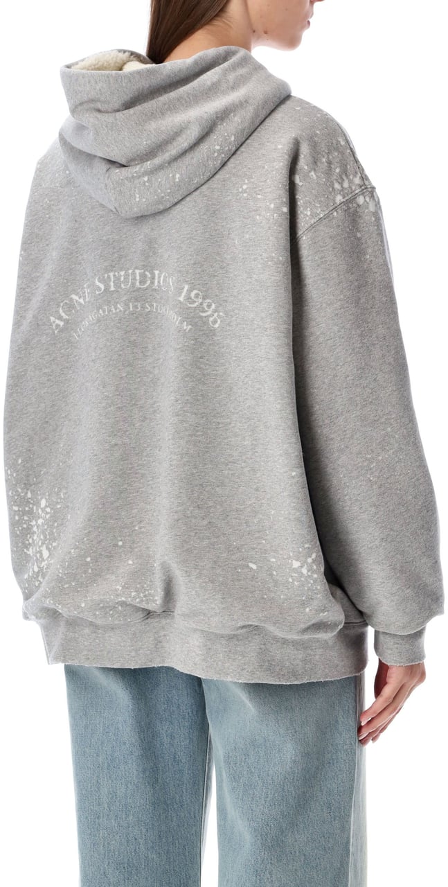Acne Studios Flexa Fleece Eco Fur Inside Grigio Grijs