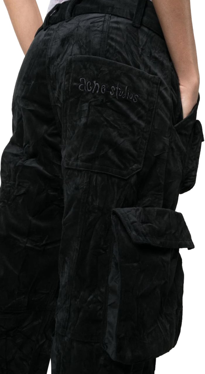 Acne Studios Side Pocket Pants - Black Zwart