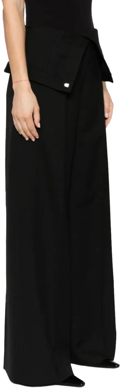 Acne Studios Acne Studios Overlap Pants - Black Zwart