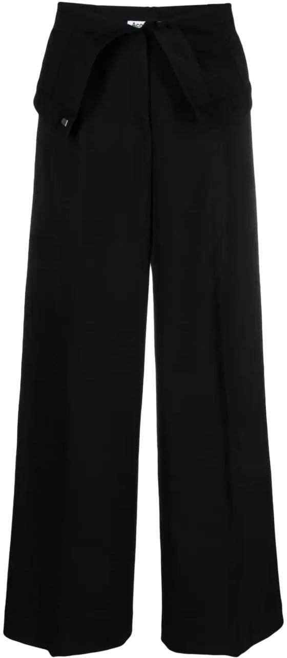 Acne Studios Acne Studios Overlap Pants - Black Zwart
