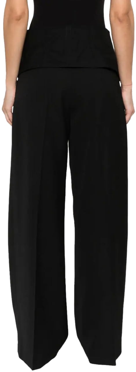 Acne Studios Acne Studios Overlap Pants - Black Zwart