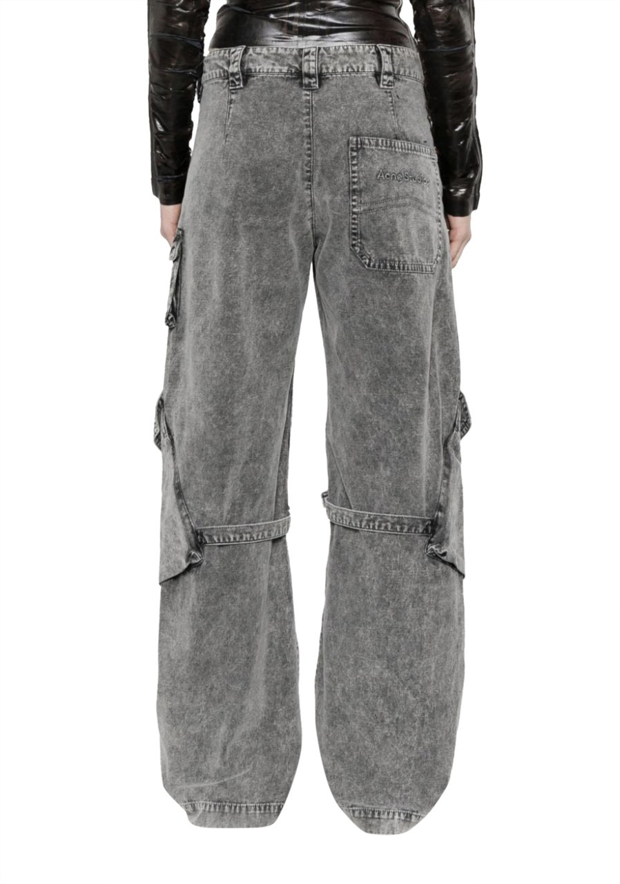 Acne Studios Acne Studios Jeans Washed Anthracite Grijs