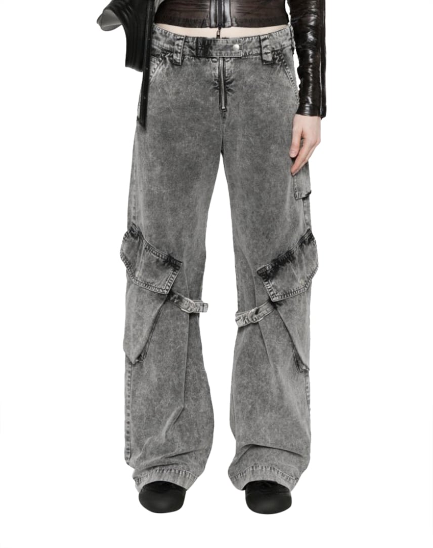 Acne Studios Acne Studios Jeans Washed Anthracite Grijs