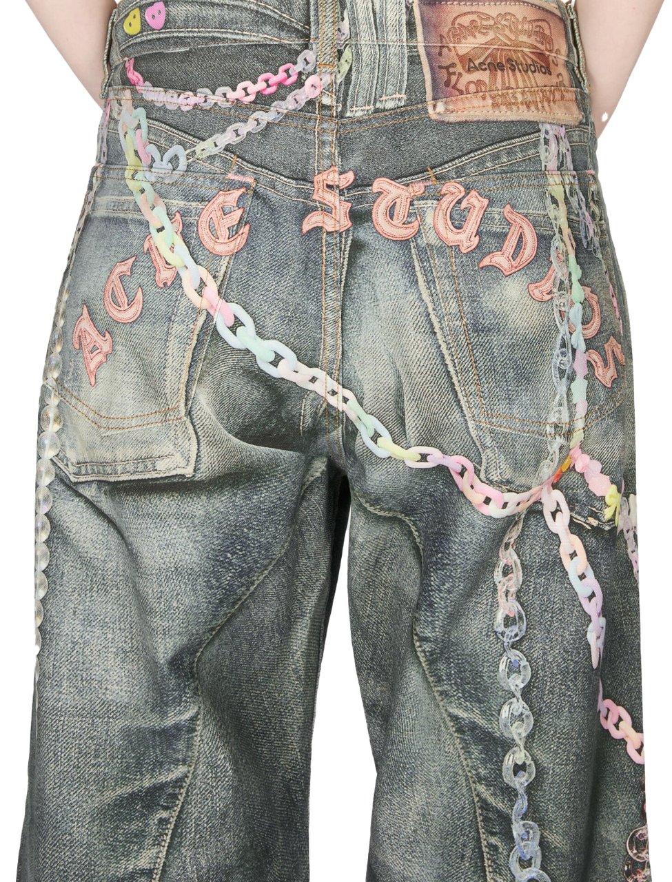 Acne Studios Acne Studios Jeans Mid Blue Blauw