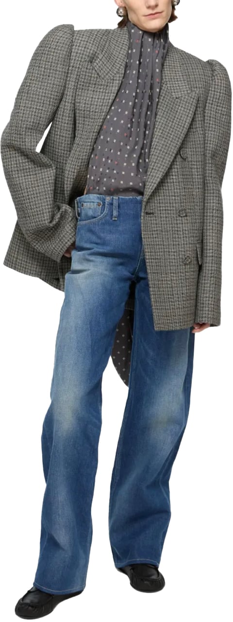 Acne Studios Acne Studios Jeans Mid Blue Blauw