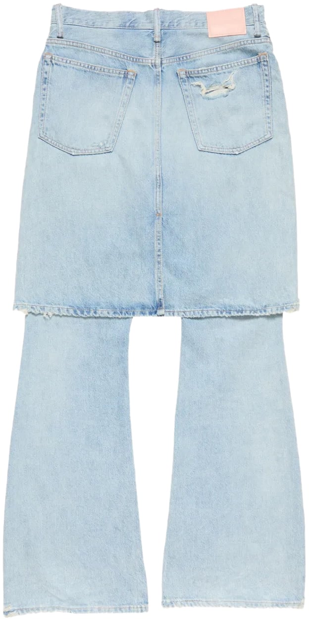 Acne Studios Jeans Light Blue Blauw